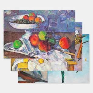 Paul Cezanne, Still Life Wrapping Paper Sheets