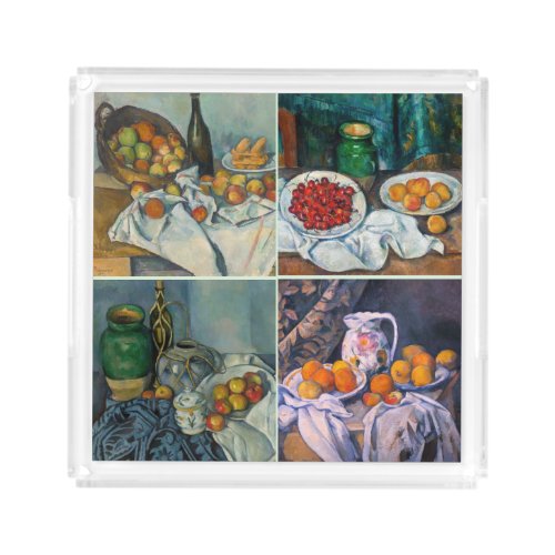 Paul Cezanne  _ Still Lifes Masterpieces Selection Acrylic Tray