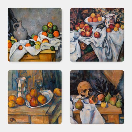 Paul Cezanne  _ Still Lifes Masterpieces Selection Coaster Set