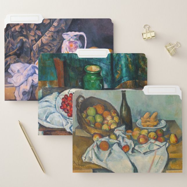 Paul Cezanne  - Still Lifes Masterpieces Selection File Folder (Set)