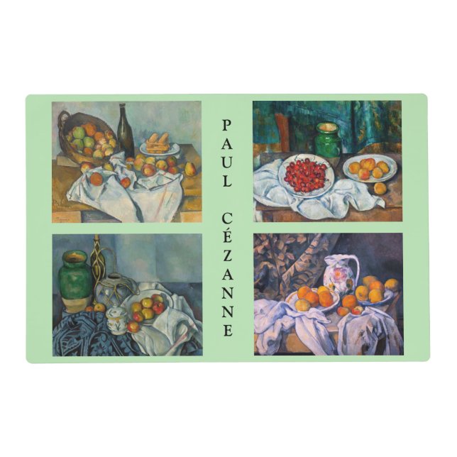 Paul Cezanne  - Still Lifes Masterpieces Selection Placemat (Front)