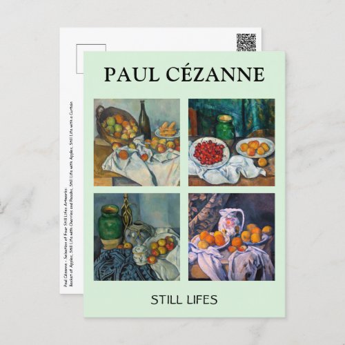 Paul Cezanne  _ Still Lifes Masterpieces Selection Postcard