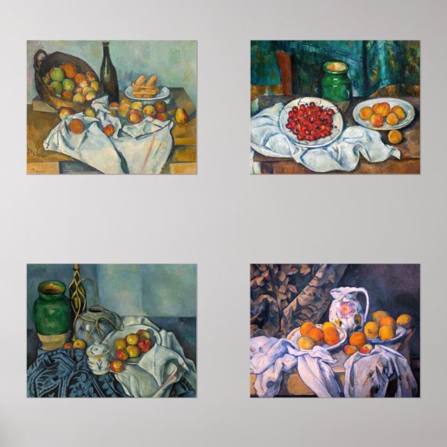 Paul Cezanne  - Still Lifes Masterpieces Selection Wall Art Sets (Front)