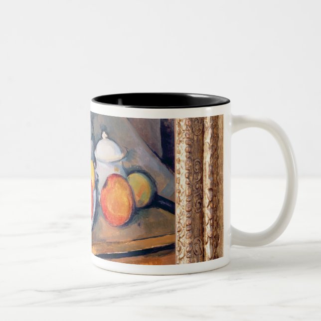 Paul Cezanne | Straw-covered vase, sugar bowl and  Two-Tone Coffee Mug (Right)