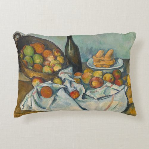 Paul Cezanne _ The Basket of Apples Accent Pillow