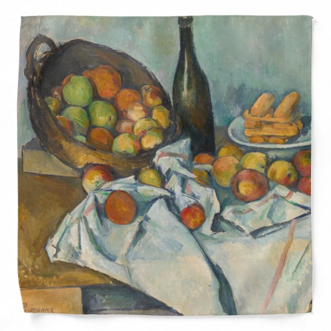 Paul Cezanne - The Basket of Apples Bandana (Front)