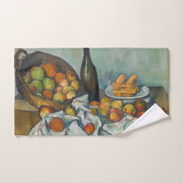Paul Cezanne - The Basket of Apples Bath Towel Set (Hand Towel)