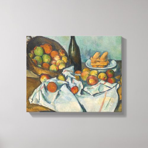Paul Cezanne _ The Basket of Apples Canvas Print