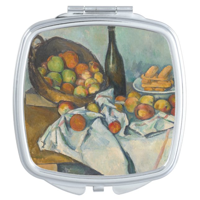 Paul Cezanne - The Basket of Apples Compact Mirror (Front)