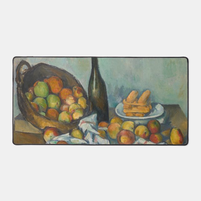 Paul Cezanne - The Basket of Apples Desk Mat (Front)