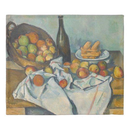 Paul Cezanne _ The Basket of Apples Duvet Cover