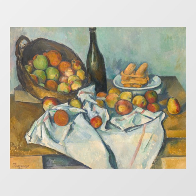 Paul Cezanne - The Basket of Apples Floor Decals (Front)