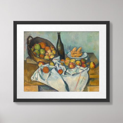 Paul Cezanne _ The Basket of Apples Framed Art