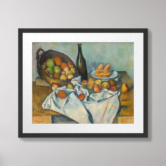 Paul Cezanne - The Basket of Apples Framed Art (Framed Front)