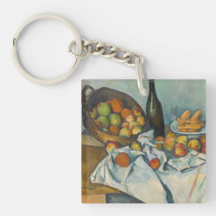 Paul Cezanne - The Basket of Apples Keychain