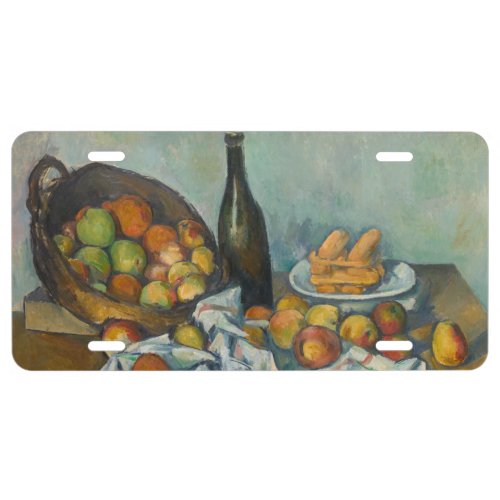 Paul Cezanne _ The Basket of Apples License Plate