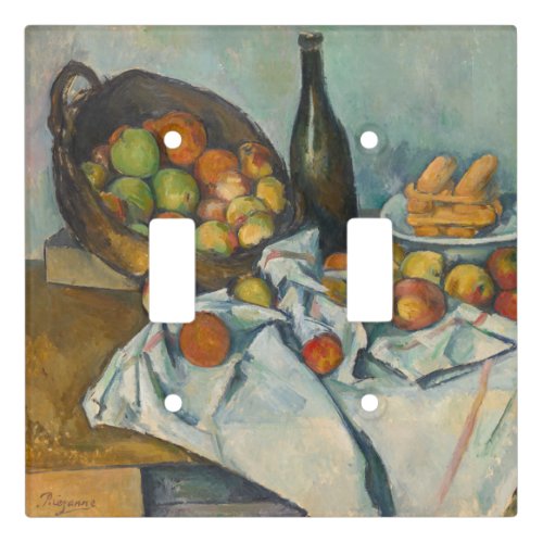 Paul Cezanne _ The Basket of Apples Light Switch Cover