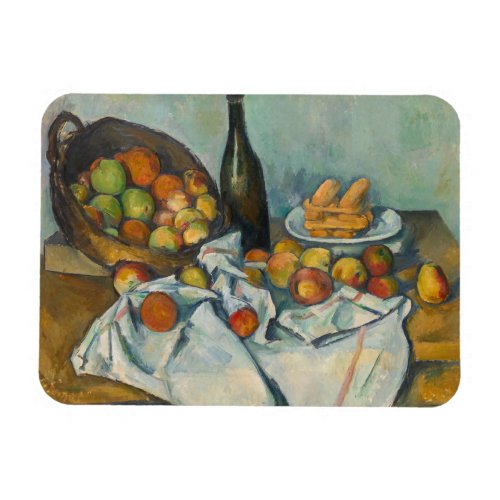 Paul Cezanne _ The Basket of Apples Magnet