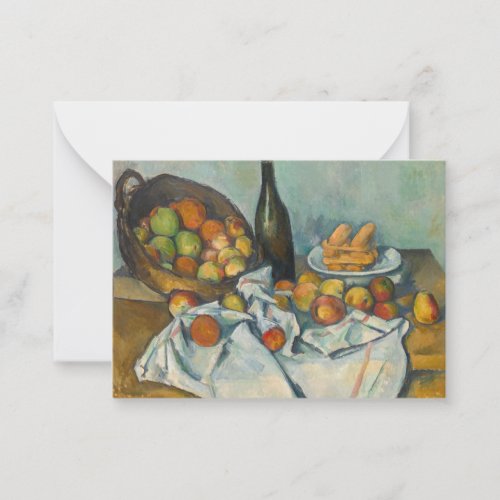 Paul Cezanne _ The Basket of Apples Note Card