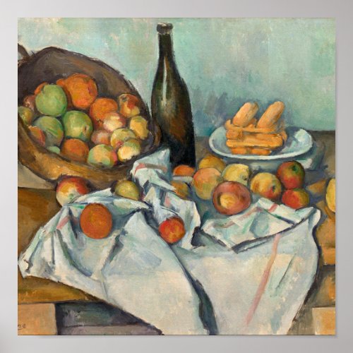 Paul Cezanne _ The Basket Of Apples Poster