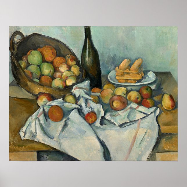 Paul Cezanne - The Basket of Apples Poster (Front)