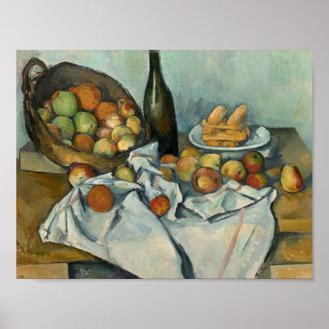Paul Cezanne - The Basket of Apples Poster (Front)