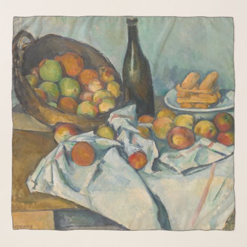 Paul Cezanne _ The Basket of Apples Scarf
