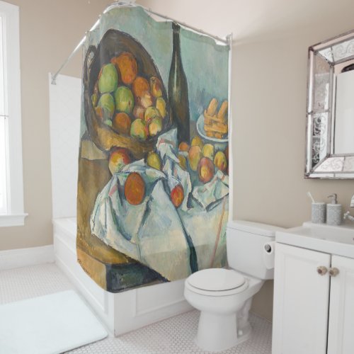 Paul Cezanne _ The Basket of Apples Shower Curtain