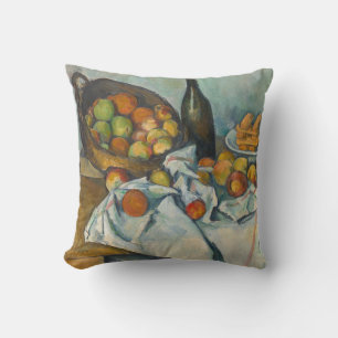 Paul Cezanne - The Basket of Apples Throw Pillow