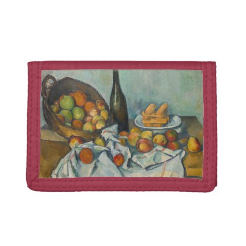 Paul Cezanne _ The Basket of Apples Trifold Wallet