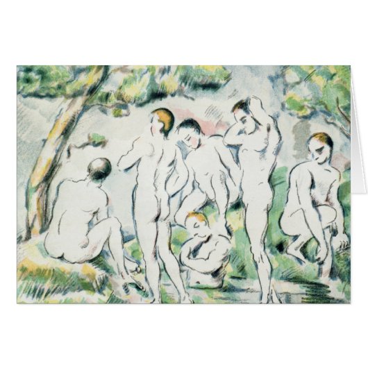 Paul Cezanne | The Bathers, Small plate Cards (Front Horizontal)