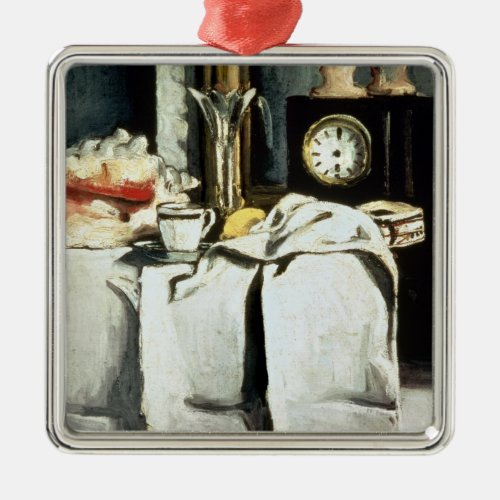 Paul Cezanne  The Black Marble Clock c1870 Metal Ornament