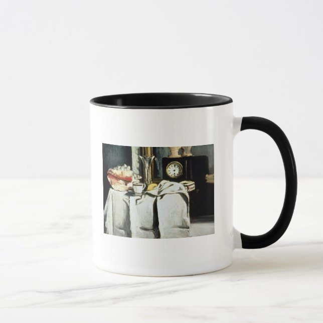 Paul Cezanne | The Black Marble Clock, c.1870 Mug (Right)
