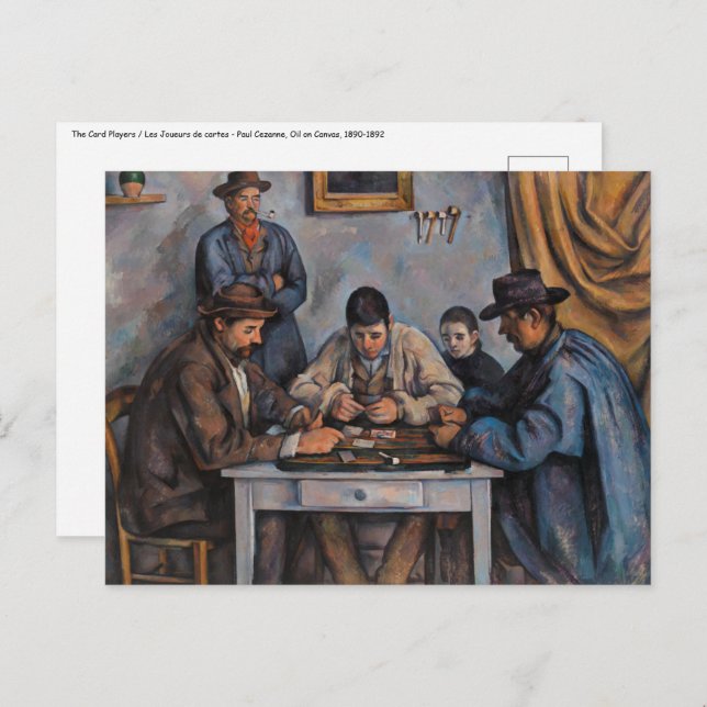 Paul Cezanne - The Card Players (Front/Back)