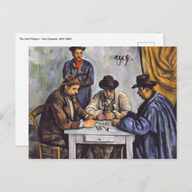Paul Cezanne - The Card Players (Front/Back)