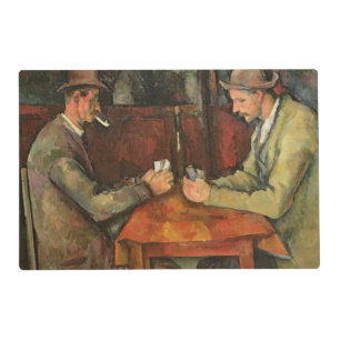 Paul Cezanne The Card Players, 1893-96 Placemat