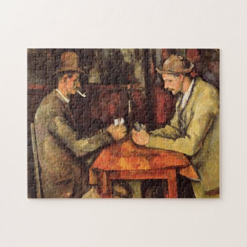 PAUL CEZANNE _ The card players 1894 Jigsaw Puzzle