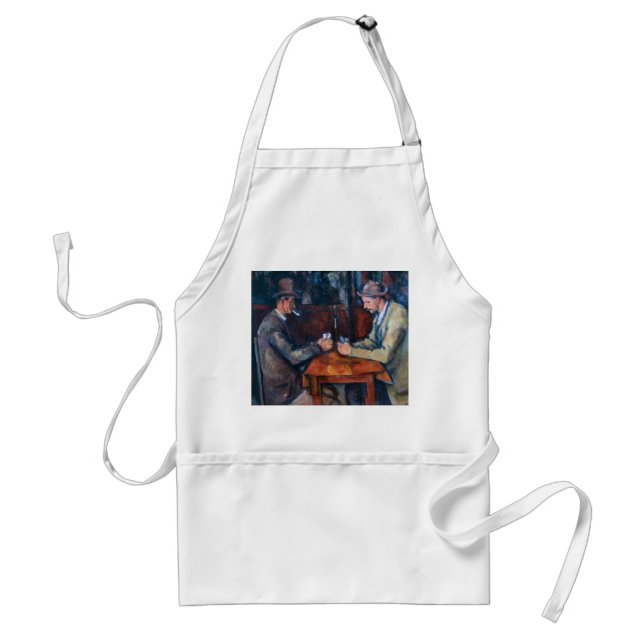 Paul Cezanne - The Card Players Adult Apron (Front)