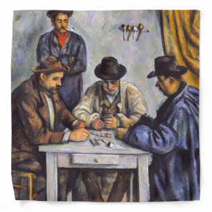 Paul Cezanne - The Card Players Bandana