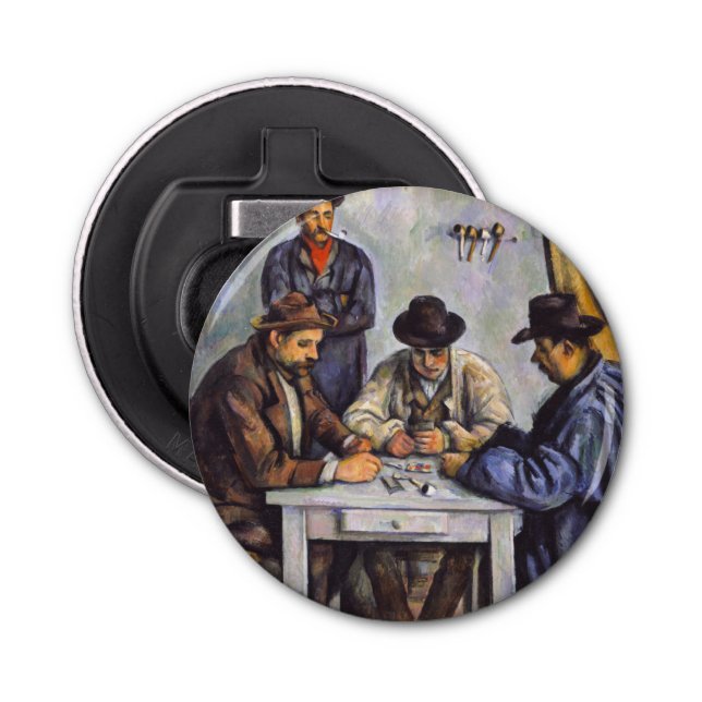 Paul Cezanne - The Card Players Bottle Opener (Front)