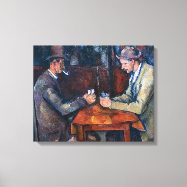 Paul Cezanne - The Card Players Canvas Print (Front)