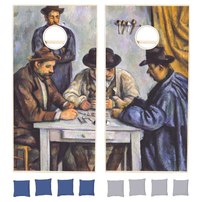 Paul Cezanne - The Card Players Cornhole Set (Set)