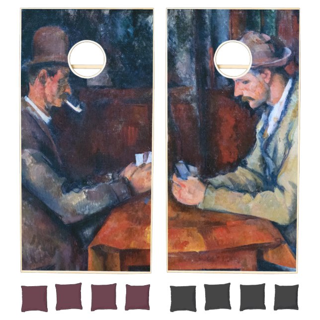 Paul Cezanne - The Card Players Cornhole Set (Set)