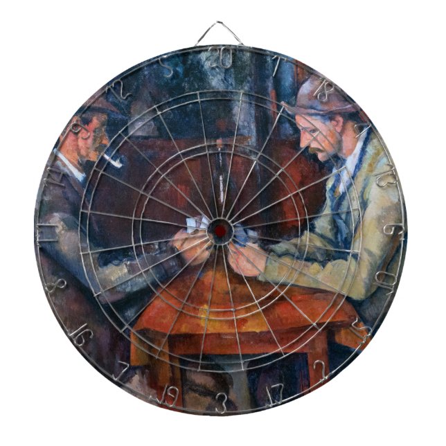 Paul Cezanne - The Card Players Dart Board (Front)