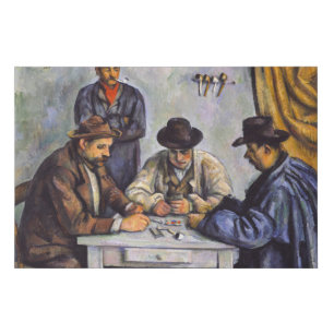 Paul Cezanne - The Card Players Faux Canvas Print
