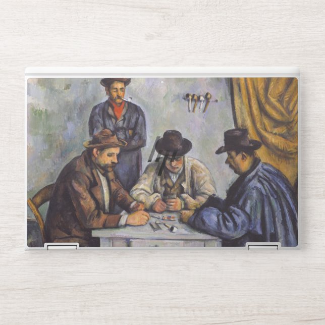 Paul Cezanne - The Card Players HP Laptop Skin (Front)