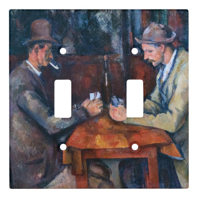 Paul Cezanne - The Card Players Light Switch Cover (Front)