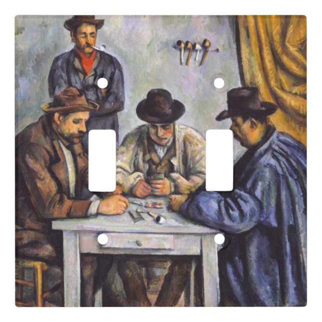 Paul Cezanne - The Card Players Light Switch Cover (Front)