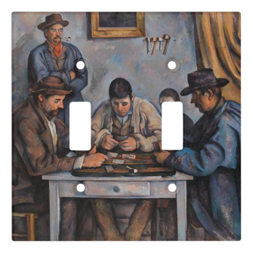 Paul Cezanne _ The Card Players Light Switch Cover