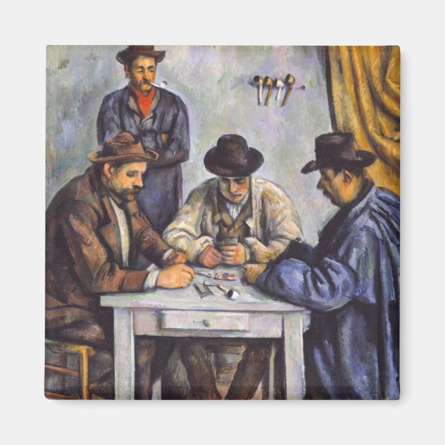 Paul Cezanne - The Card Players Magnet (Front)